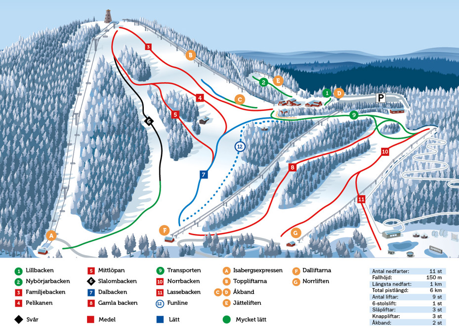 Piste map
